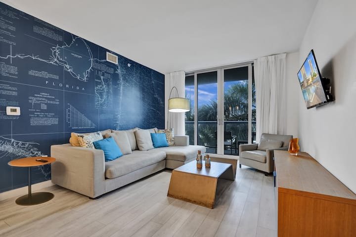 Apartamento ideal de 1 quarto a poucos passos do mar 410