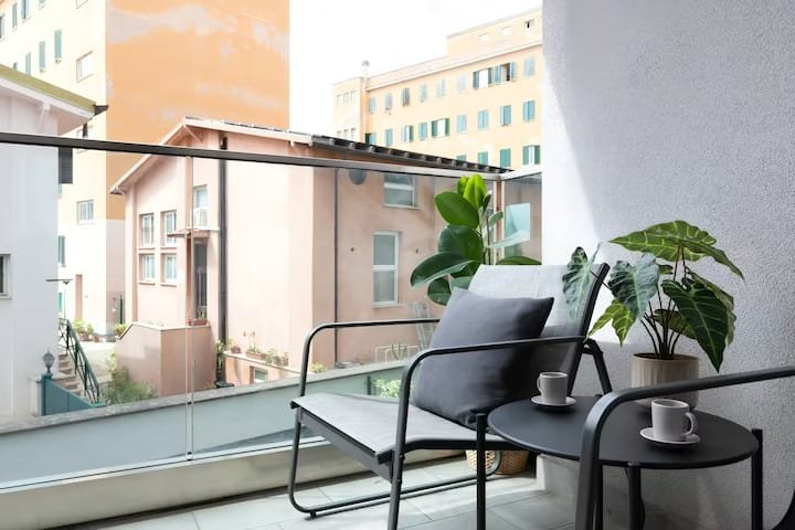 Casa Giada | Moderno Central 1BR + Estacionamento Fechado