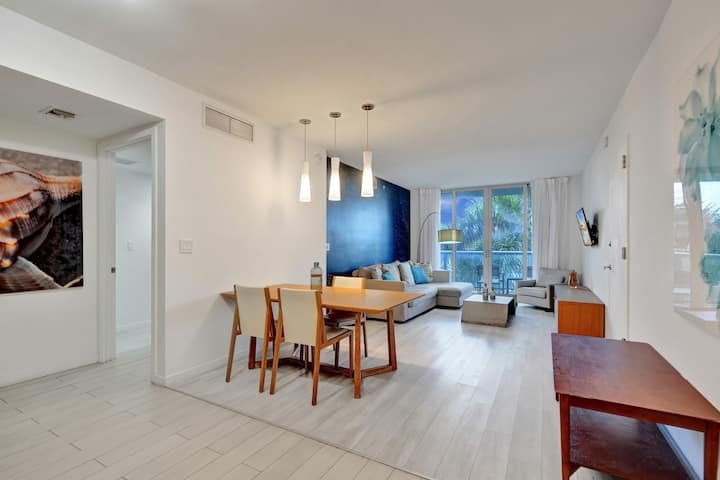 Apartamento ideal de 1 quarto a poucos passos do mar 410