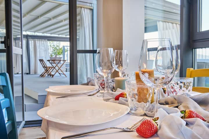 [Maravilhosa VISTA para o MAR e jacuzzi]Cadimare/5TERRE