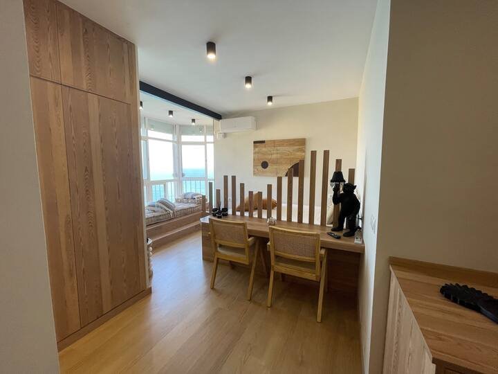 Estúdio à beira-mar