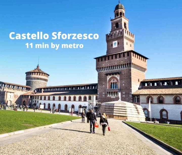 DUOMO 10min  Compras e relaxamento, ar-condicionado, Wi-Fi, varanda