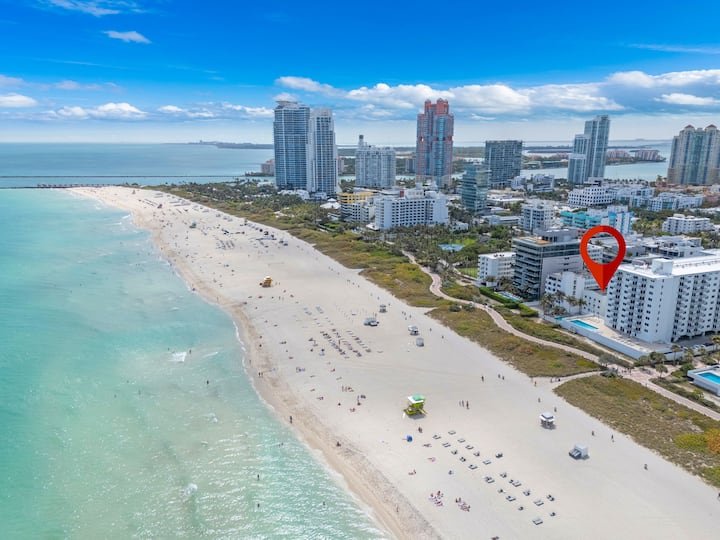 Condomínio South of Fifth Oceanfront com Beach Perks!