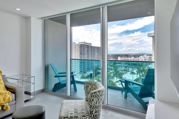 Frente à praia. Remodelado, luxo 3 CAMAS/2 quartos. 1,5