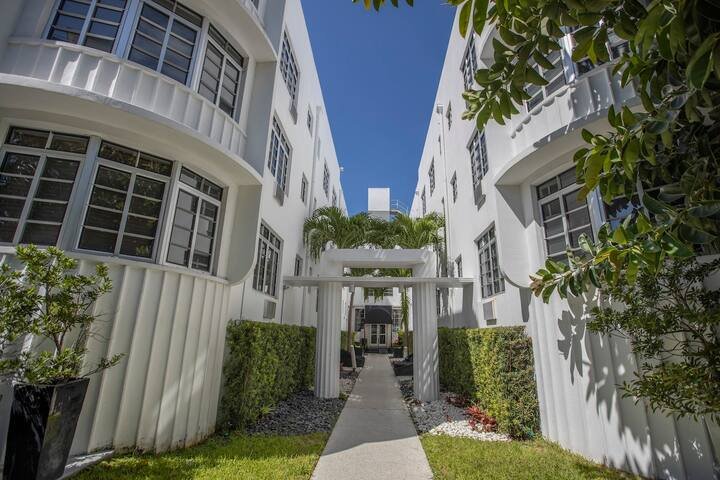 Apartamento estúdio, 2 camas queen size, cozinha, terraço