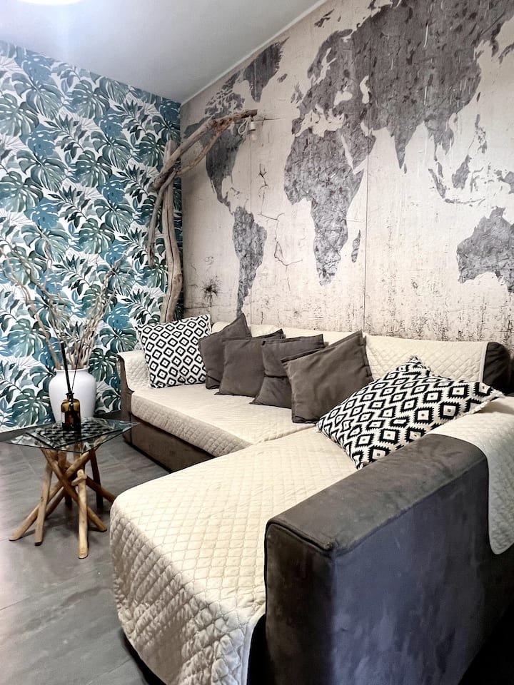 Loft à beira-mar, com acesso privativo à praia