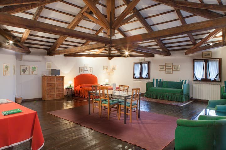 Loft em um castelo do século XVI com vinícola