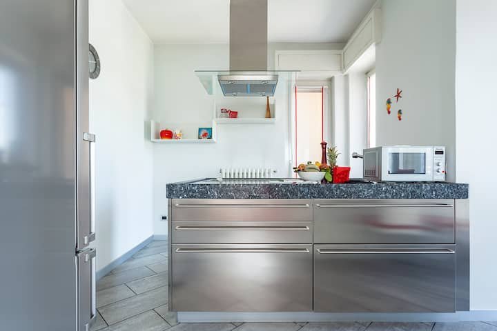 A cobertura vermelha – terraço 2 quartos parque privado