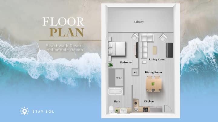 Resort espetacular, localização privilegiada, varanda, academia