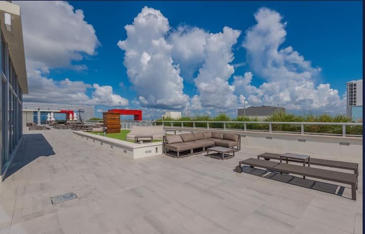 Vistas deslumbrantes da costa perto de Hollywood Beach