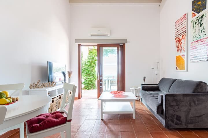 Casa de férias com vista deslumbrante para o mar