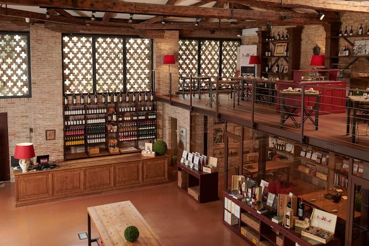 Loft em um castelo do século XVI com vinícola