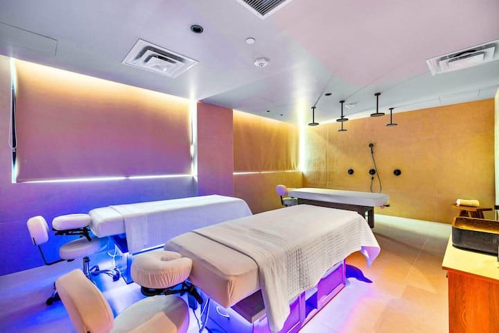 Estúdio de luxo no centro da cidade: vista panorâmica