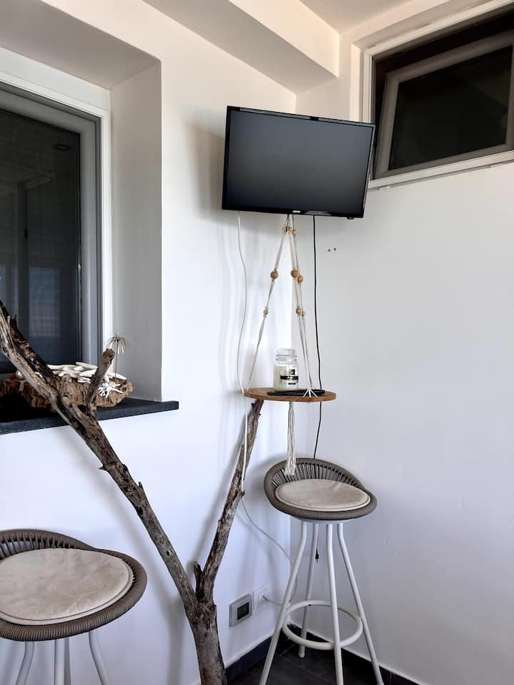 Loft à beira-mar, com acesso privativo à praia