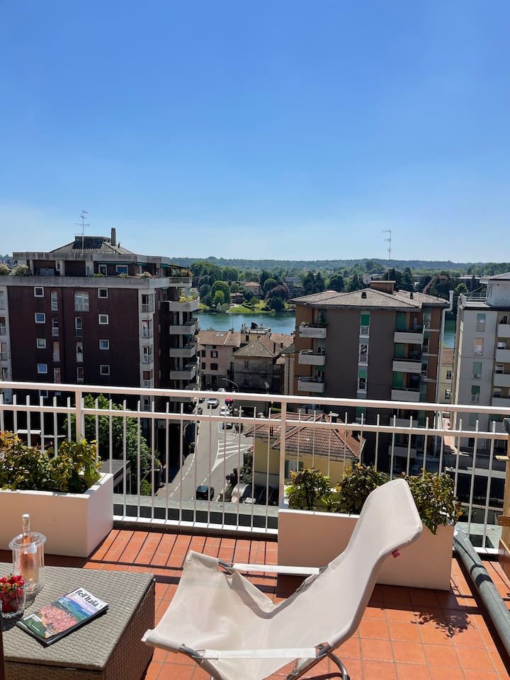 A cobertura vermelha – terraço 2 quartos parque privado