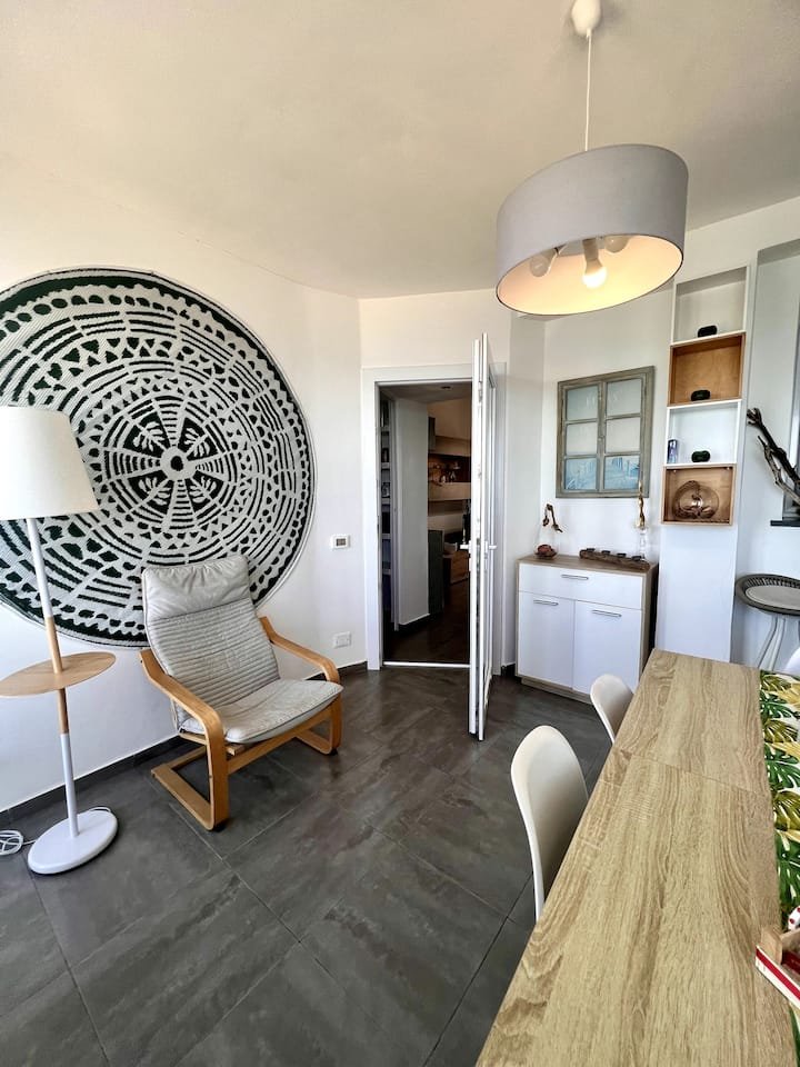 Loft à beira-mar, com acesso privativo à praia