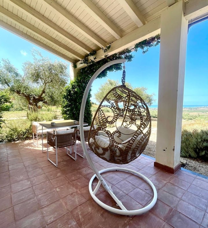 Casa de férias com vista deslumbrante para o mar