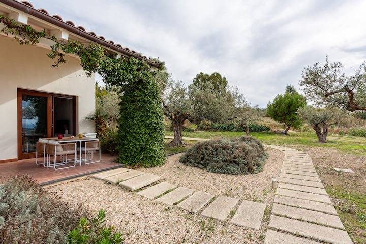 Casa de férias com vista deslumbrante para o mar