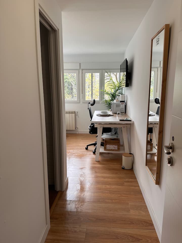 Fuencarral Quarto individual e banheiro privativo