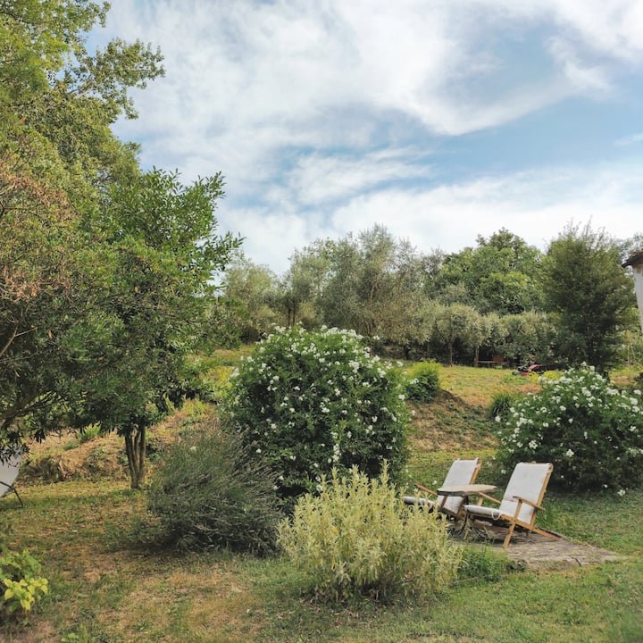 Apartamento com jardim e piscina – Il Pietrone