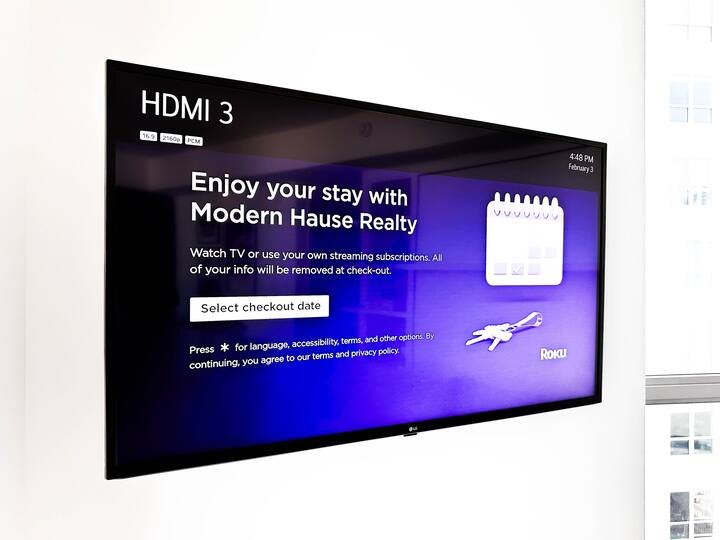 Condomínio de luxo de 1 quarto com vista para o mar e para a cidade