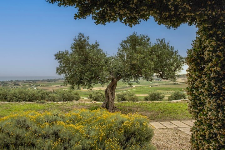 Casa de férias com vista deslumbrante para o mar