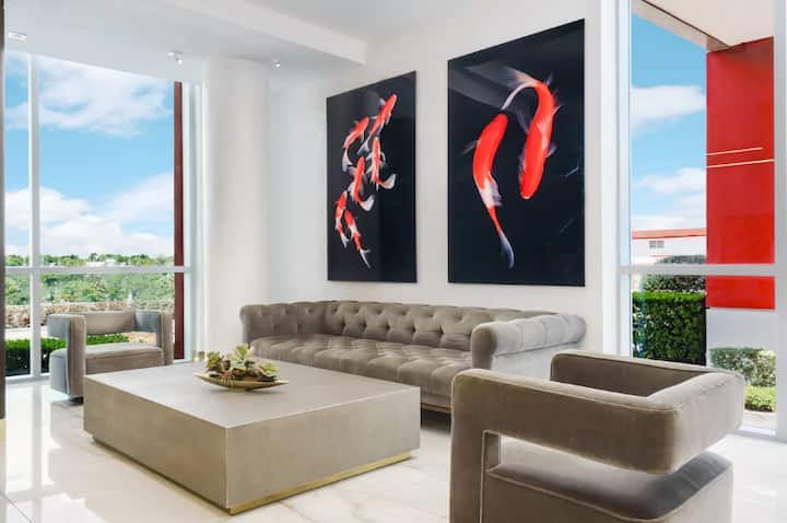 Vistas deslumbrantes da costa perto de Hollywood Beach