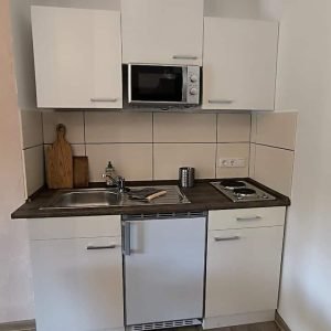 Apartamento com ambiente de pátio