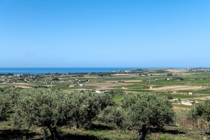 Casa de férias com vista deslumbrante para o mar