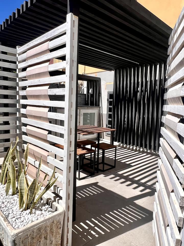 Loft à beira-mar, com acesso privativo à praia