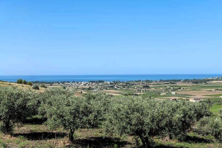 Casa de férias com vista deslumbrante para o mar