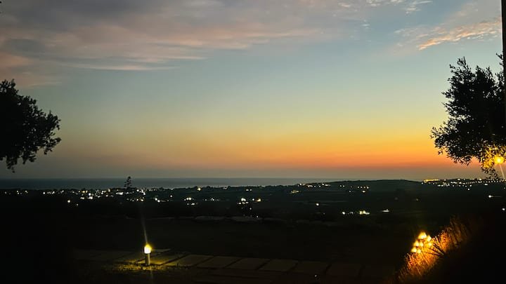 Casa de férias com vista deslumbrante para o mar