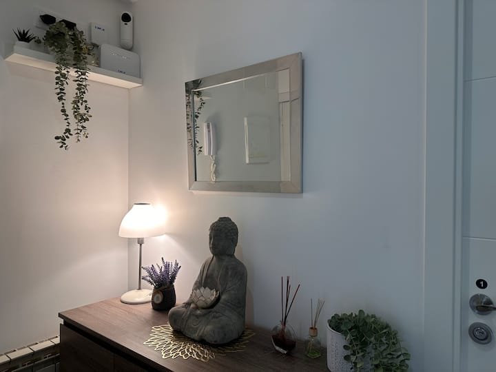 Fuencarral Quarto individual e banheiro privativo