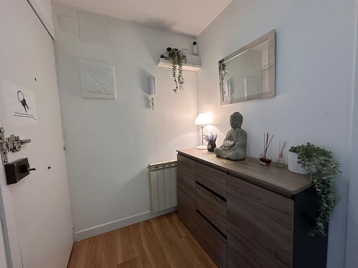 Fuencarral Quarto individual e banheiro privativo