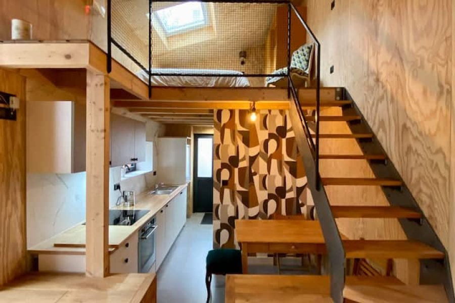 Minha microcasa elegante e ecológica