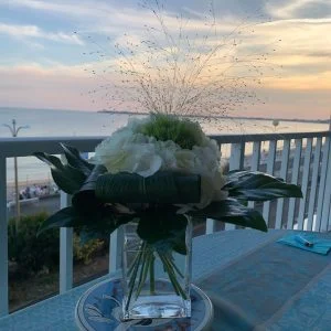 Apartamento Um casulo com vista para o mar