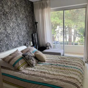 Apartamento Um casulo com vista para o mar