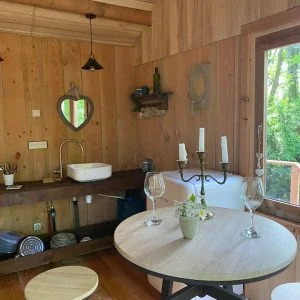 a cabana de La Tortillera