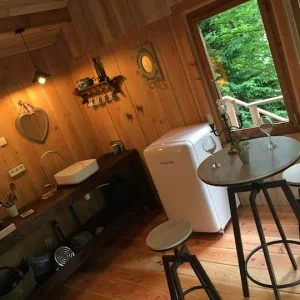 a cabana de La Tortillera