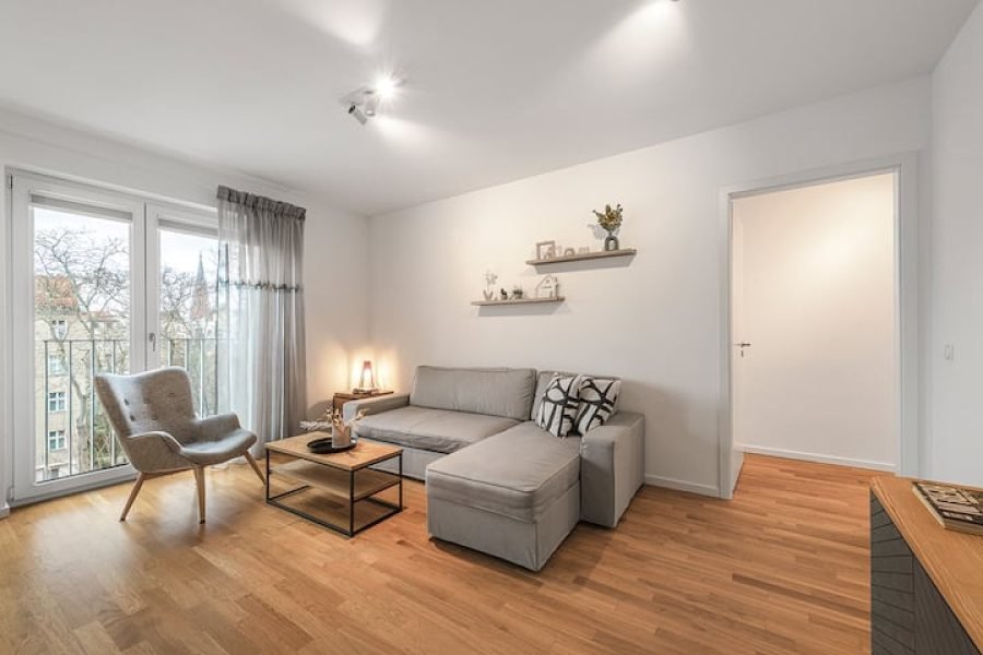 Apartamento de 3 quartos com varanda em Mitte/Gesundbr.