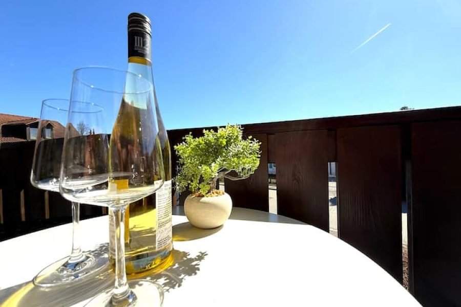 Estúdio de ESTILO na floresta bávara +PISCINA+SAUNA+NF