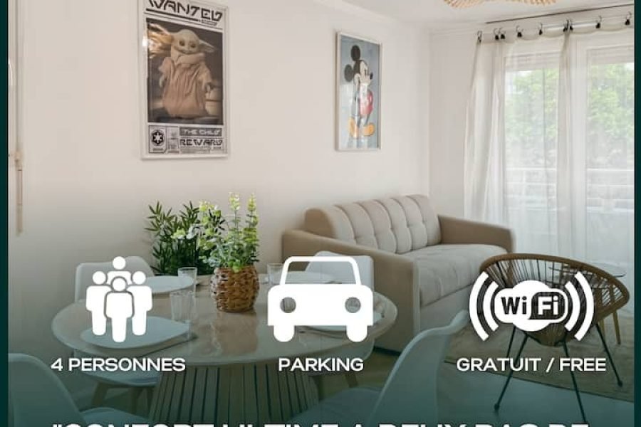 Apartamento para 4 pessoas na Disneyland