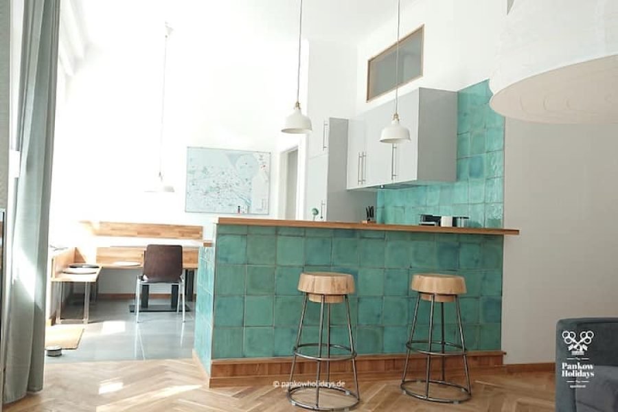 Apartamento grande com terraço próprio no norte de Berlim