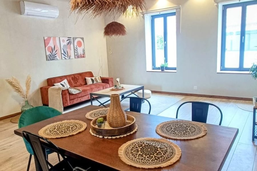 Casa com ar-condicionado e SPA