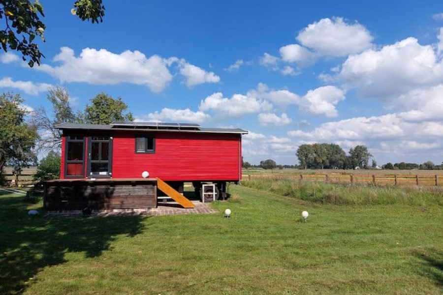 Acampamento de luxo The Red Wagon