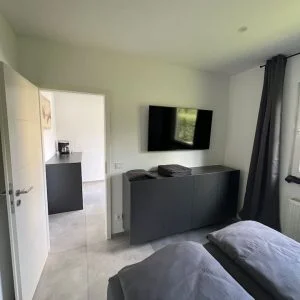 Apartamento de 1 quarto com banheiro