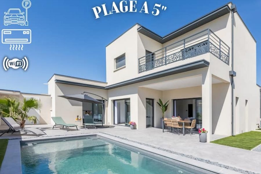 Villa Miray – praia e piscina