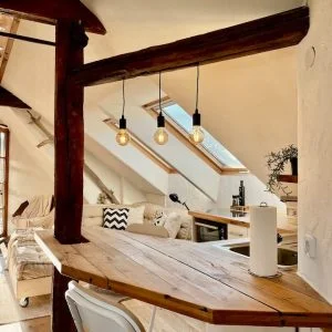 Telhado aconchegante – com terraço