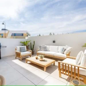 Casa Rosa perto de La Cala: vila com golfe e spa