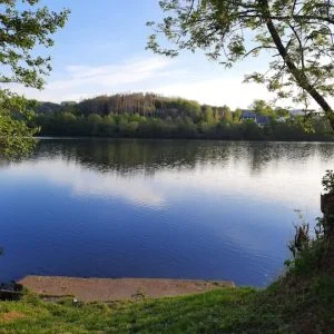 Cabana na floresta à beira do lago – Glamping